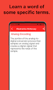 Electronics Dictionary تصوير الشاشة 4