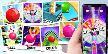 برنامه‌نما Color Stack Ball: Ball run 3D عکس از صفحه