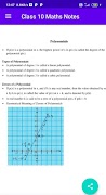 Class 10 Maths Notes скриншот 5