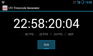 LTC Timecode Generator ポスター