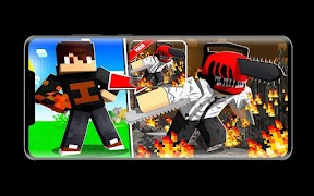 برنامه‌نما Chainsaw Man Mod for Minecraft عکس از صفحه