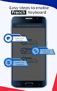 4 Schermata French Text & Voice Translator Keyboard