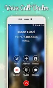 Voice Call Dialer – True Caller ID ภาพหน้าจอ 1