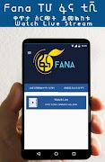 Fana TV ቀጥታ ስርጭት ポスター