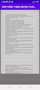 C.r.e : form three notes screenshot 3