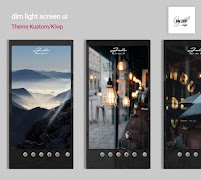 Dim Light Screen UI Klwp screenshot 1