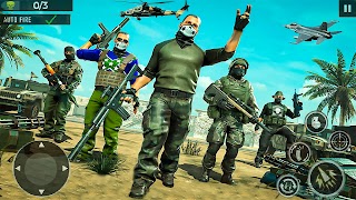 Real Commando Shooting Mission captura de pantalla 4