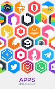 Hexa Icon Pack : Hexagonal تصوير الشاشة 6