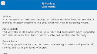 Weight Gain Tips captura de pantalla 5