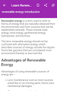 Learn Renewable Energy screenshot 1