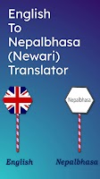 English Nepalbhasa Translator Plakat