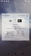Digital Clock & Weather Widget captura de pantalla 4