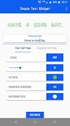 Simple text widget স্ক্রিনশট 2