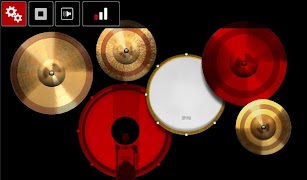 برنامه‌نما Drums real kit عکس از صفحه