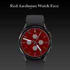 Red Analog Watch Face आइकन
