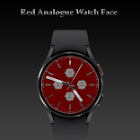 Red Analog Watch Face