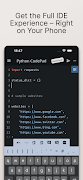 Python Coding Editor & IDE App 스크린샷 7