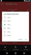 برنامه‌نما Full Battery Alarm عکس از صفحه