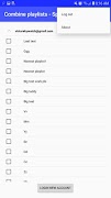 Combine playlists - Spotify 스크린샷 2