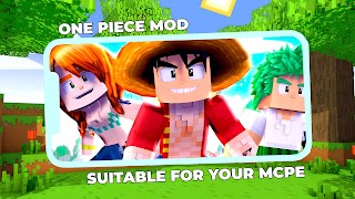 One Piece Mod for Minecraft PE imagem de tela 1