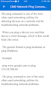 CMD Network Commands Guide اسکرین شاٹ 1