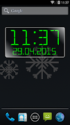 LED clock widget free 포스터