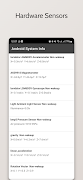 برنامه‌نما Android System Info عکس از صفحه