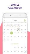 Period Tracker Ovulation Calen تصوير الشاشة 1