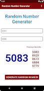 Random Number Generator 截圖 3