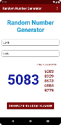 Random Number Generator imagem de tela 3
