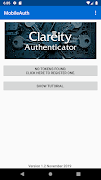 Clareity Authenticator ảnh chụp màn hình 1