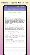 Class 10 English Footprints captura de pantalla 1