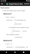 Integral Step-By-Step Calc 截圖 1