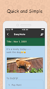 1 Schermata EasyNote - Notepad widget