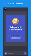 AI Notes Generator ポスター