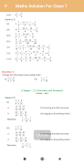 Math Solutions Class - 7 screenshot 4