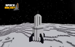 Space Rocket Mod for Minecraft पोस्टर