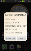 Batterie compteur Widget FREE capture d'écran 1