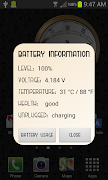 Batterie compteur Widget FREE capture d'écran 1