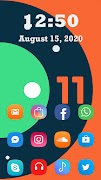 برنامه‌نما Android 11 Launcher عکس از صفحه