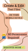 TxT Editor: Create & Edit Text ภาพหน้าจอ 1