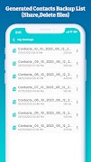 برنامه‌نما Duplicate Contacts Remover عکس از صفحه