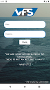 VFS الملصق