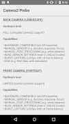 1 Schermata Camera2 Probe for Android 5.0+