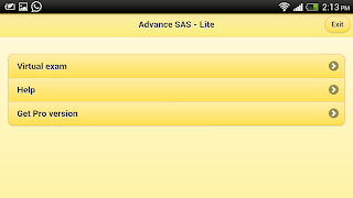 Advance SAS Practice Exam Lite Screenshot 7