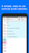 ScrollCalendar plakat