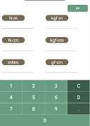 برنامه‌نما تبدیل مبدل گشتاور عکس از صفحه