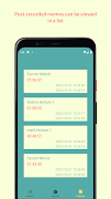 برنامه‌نما TimeWatchMemo - Note the time عکس از صفحه
