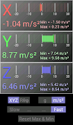 Accelerometer Meter スクリーンショット 6