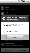 Bookmarks manager (deprecated) imagem de tela 1